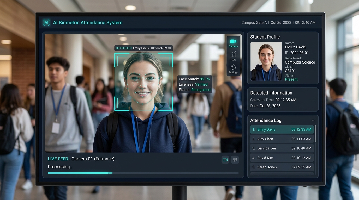 AutoAttendance — Biometric Facial Recognition